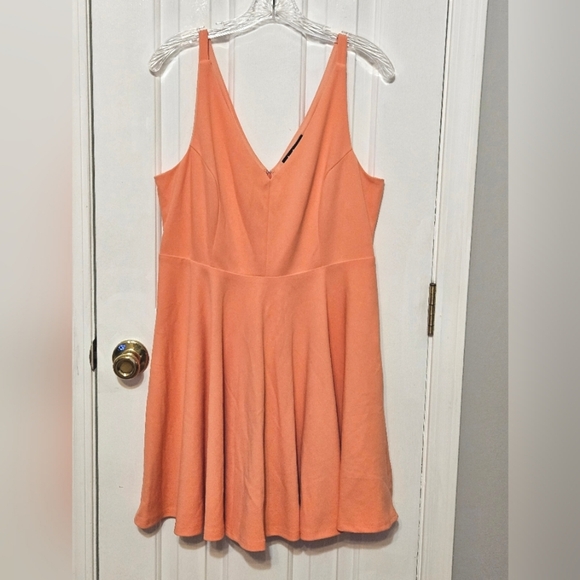 Lulus Peach skater dress size XL - Picture 1 of 3
